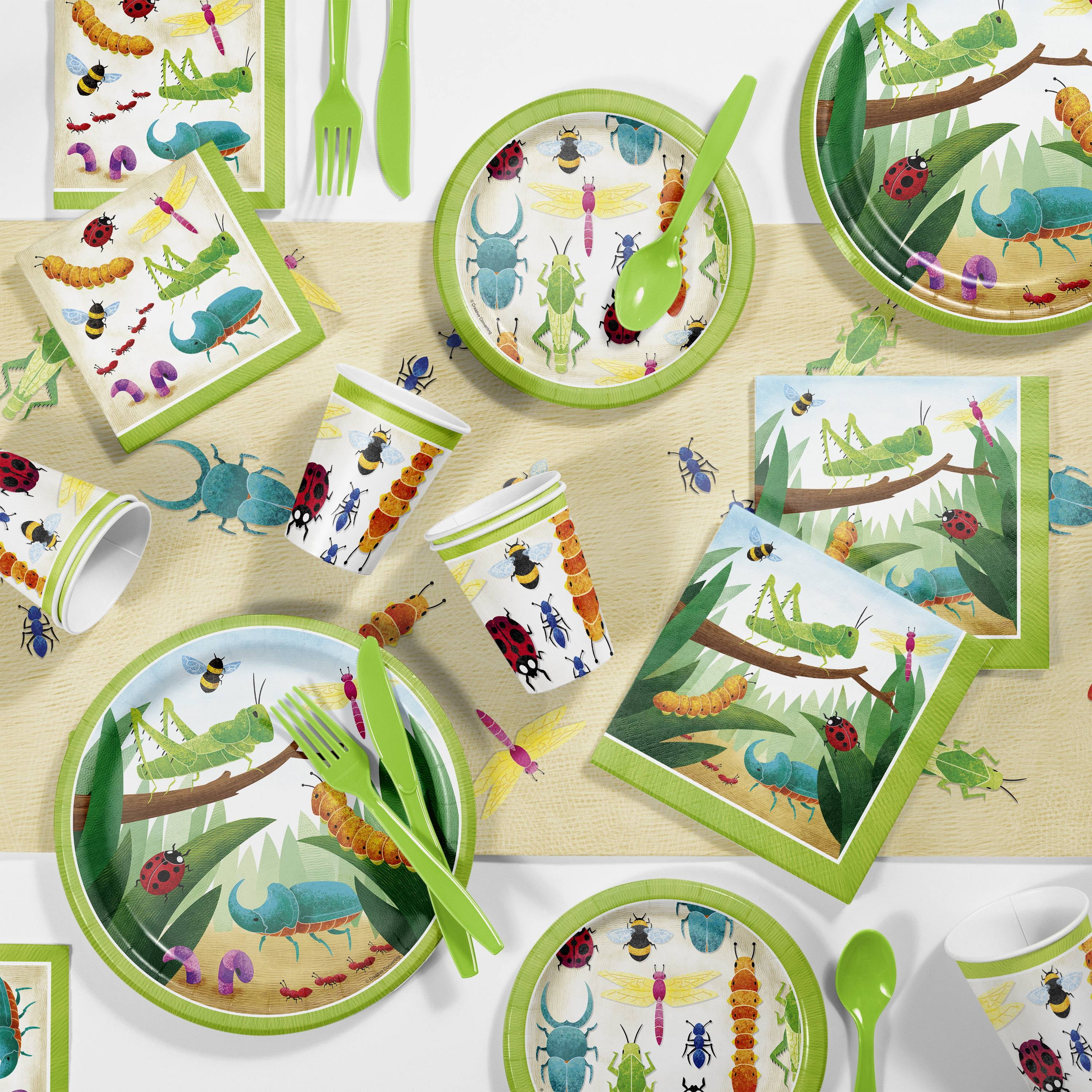 Bugs Party Supplies Kit for 8 Guests