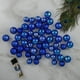 Northlight 50ct Somptueux Bleu Incassable 2-Finish Boule Ornements 2 ", 1.5" – image 2 sur 3