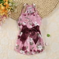 thumbnail image 2 of Dog Cute Floral Bow Dresses Pet Dog Wedding Dress For Small Dogs Summer Chihuahua Pug Clothing Puppy Cat Supplies, 2 of 6