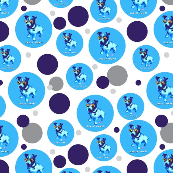 Jack of Hearts Russell Terrier Sunglasses Vintage Retro Premium Gift Wrap Wrapping Paper Roll