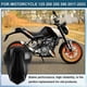 thumbnail image 4 of For KTM 125 200 250 390 Duke 2017-2023 Motorcycle Rear Pad Glossy Black Pillion Passenger Seat Cover, 4 of 5