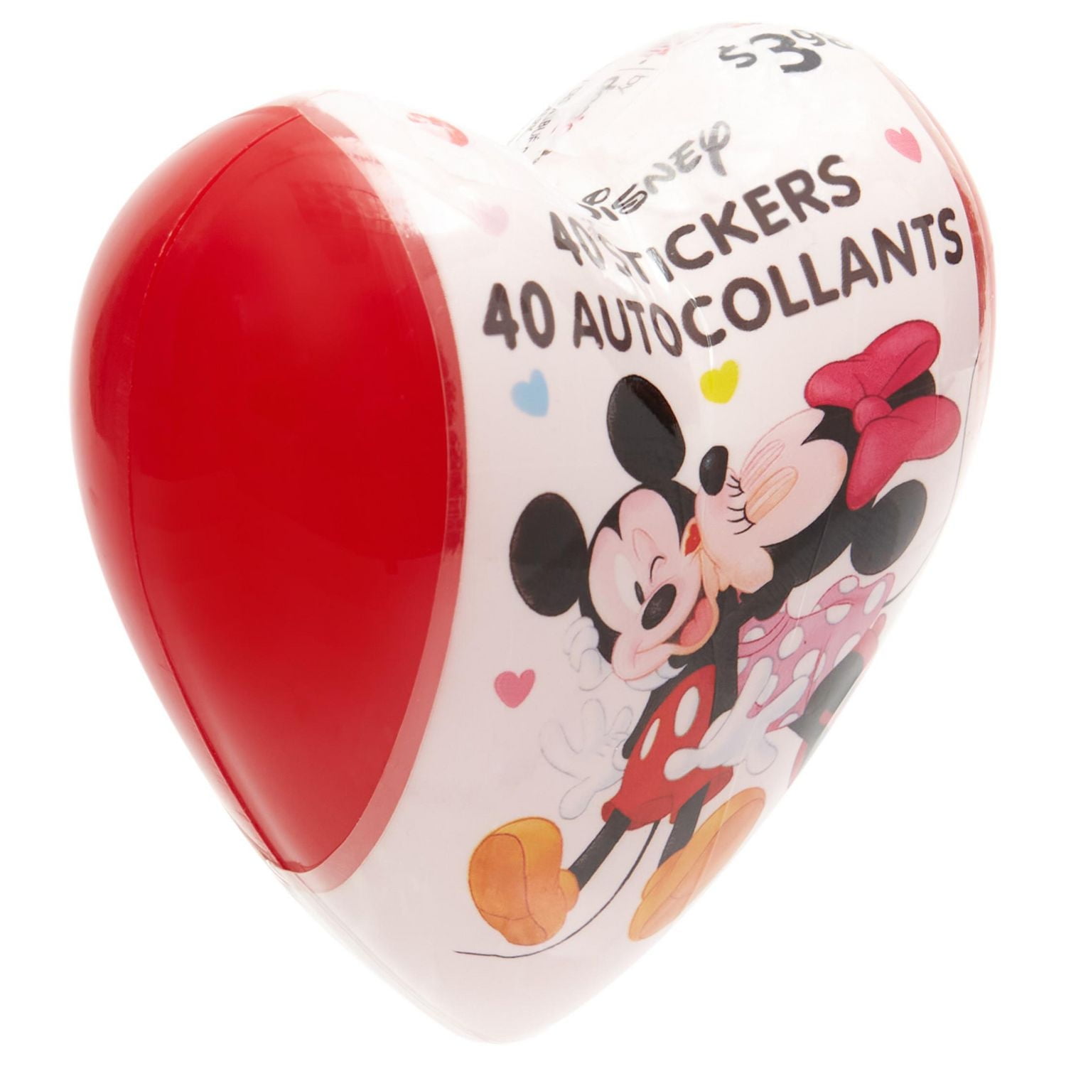 Disney Mickey & Minnie Valentine Cards, 40 Count Classroom Exchange Stickers