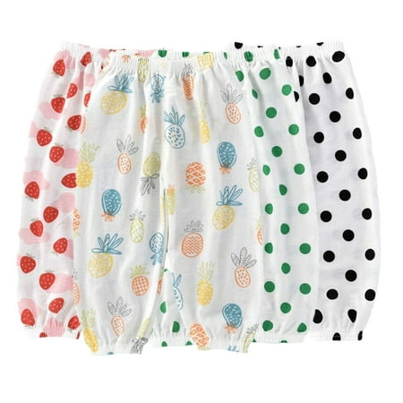 

YTDSCS Boys Girls Long Bloomers Soft Cotton Lantern Pants 6M-6T Summer Anti-Mosquito Pants Ice Silk Trousers for Baby Kids