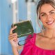 thumbnail image 4 of Monedero vintage para mujer con cremallera y cierre a presión | Organizador multitarjetas y cartera compacta para mujer | Clip portátil para bolsillo o bolso, 4 of 6