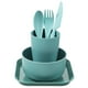 thumbnail image 1 of Juego de vajilla de paja de trigo irrompible. Incluye cubiertos de cocina., 1 of 8