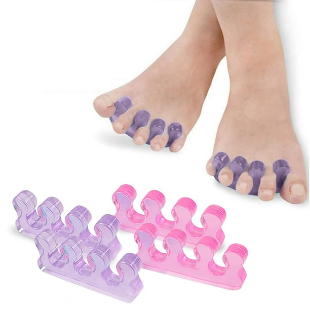 2 pairs Gel Toe Separators for Separation Toenails Overlapping Toes