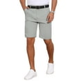 thumbnail image 4 of INSPIRE CHIC Men's Linen Texture Above Knee with Pockets Formal Shorts 36 Light Gray, 4 of 6