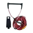 thumbnail image 3 of jinwen Ski Surfing Rope Water Ski Tow Rope Harness Handle Wakeboard Boat Speedboat Boat red black 60ft, 3 of 9