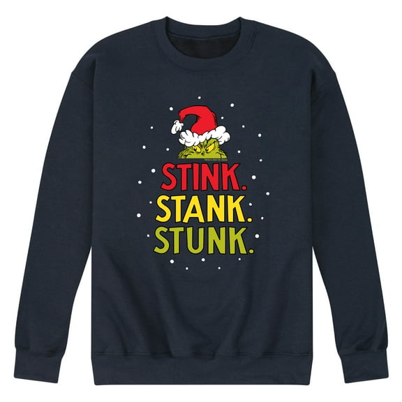 The Grinch - Stink Stank Stunk - Men's Crew Neck Fleece Pullover