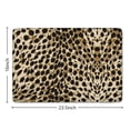 thumbnail image 5 of Brown and Black Leopard Print Flannel Non Slip Door Rugs,Washable Door Mats Indoor,Decorative Door Mats,Dirt-Resistant and Absorbent Doormat for Entrance,Bedroom,Kitchen,Bathroom,23.5x16in(60x40cm), 5 of 5