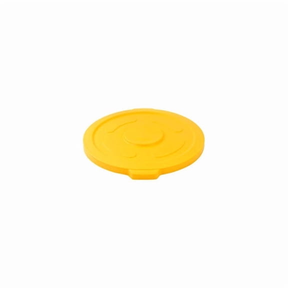 Global Industrial Plastic Trash Can Lid - 55 Gallon Yellow