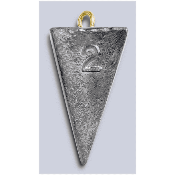 Bullet Weights® WPY224 Lead Pyramid Sinker Size 2 oz