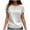 White-01, variant on Mittory Womens Eyelet Summer Tops Crewneck Short Sleeve Boho Blouses Dressy Casual Babydoll Shirts