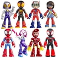thumbnail image 2 of Marvel Spider Man Increíbles amigos Juguetes de empalme 12cm Iron man Peter Parker Miles Gwen Ant-Man Figura de acción Bloque de construcción, 2 of 5