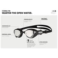 thumbnail image 2 of Gafas de natación ARENA Cobra Tri, unisex, antivaho, con lentes de espejo, 2 of 7