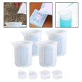 thumbnail image 3 of simhoa Silicone Measuring Cups Kit Epoxy Jewelry Casting Tools Kit Reusable Mixing Cup 8PCS, 3 of 8