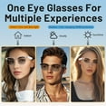 thumbnail image 3 of Lunettes Intelligentes, Lunettes Audio Intelligentes pour Hommes Femmes, Haut-Parleur Micro Intégré, Protection des Yeux, Son Surround 360, Commande à une Touche, pour Décontracté pour Sorties Décontractées, 3 of 7