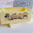 thumbnail image 4 of Ins Sanrio Kuromi Cinnamoroll Desktop Plastic Storage Baskets Organizer Box Folding Stackable Toy Storage Basket with Handle, 4 of 7