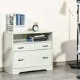 Vinsetto Lateral File with Shelf, 2 Drawer Filing for