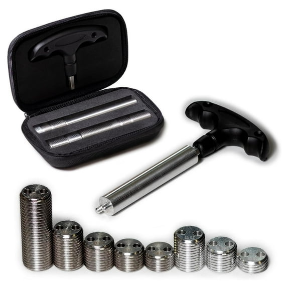 Weight Kit for Predator Pool Billiard Cues: 8 Weight Bolts   Tool with Detachable Handle