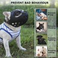 thumbnail image 5 of Short Snout Dogs Muzzle - Soft Silicone Breathable Bulldog Muzzle for Biting, Chewing, Licking High quality, 5 of 5