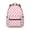 Pink and White, variant on Pink and White Checkered Pattern Backpack for School, Cute School Bag with Adjustable Shoulder Straps and Padded Back, 15.3"x11"x7.1"