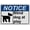 Warning Sign 4, variant on Weatherproof Horizontal ANSI Pet Rules Sign (Please keep dogs out of flower beds) 8 in" x 12 in" UV Resistant Indoor Outdoor Workplace Insdustrial Caution Danger Warning SIgn