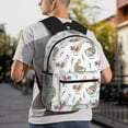 thumbnail image 7 of Fotbe Funny Chicken Lightweight Casual Laptop Backpack for Men and Women, Daily use Waterproof backpack, Backpack for College, 7 of 7