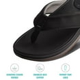 thumbnail image 2 of Reef Men's Cushion Bonzer Sandal, Black/Gum, 13, 2 of 6