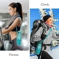 thumbnail image 7 of 32 oz Water Bottles with Straw & Strap, Motivational Water Bottles with Times to Drink, BPA Free Reusable Sports Water Bottle with Sleeve Carrier for Hiking, Travel, Running or Fitness, 7 of 7