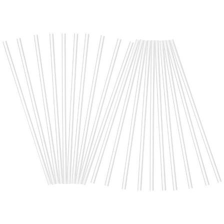 AURARMLET Replacement Bottle Straws White 20 Pieces Reusable Drinking Straw Accessories