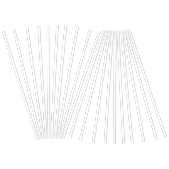 AURARMLET Replacement Bottle Straws White 20 Pieces Reusable Drinking Straw Accessories