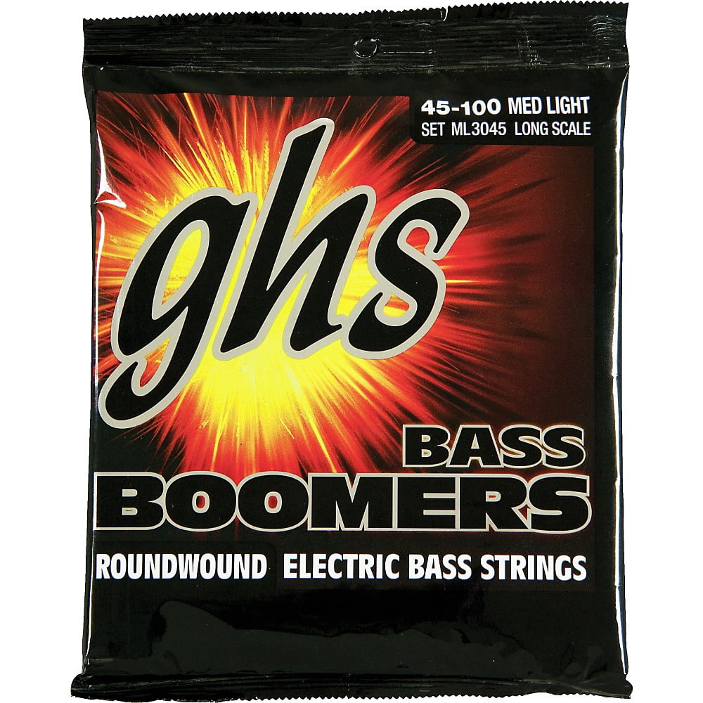 GHS Medium Light Bass Boomers ML3045 45-100