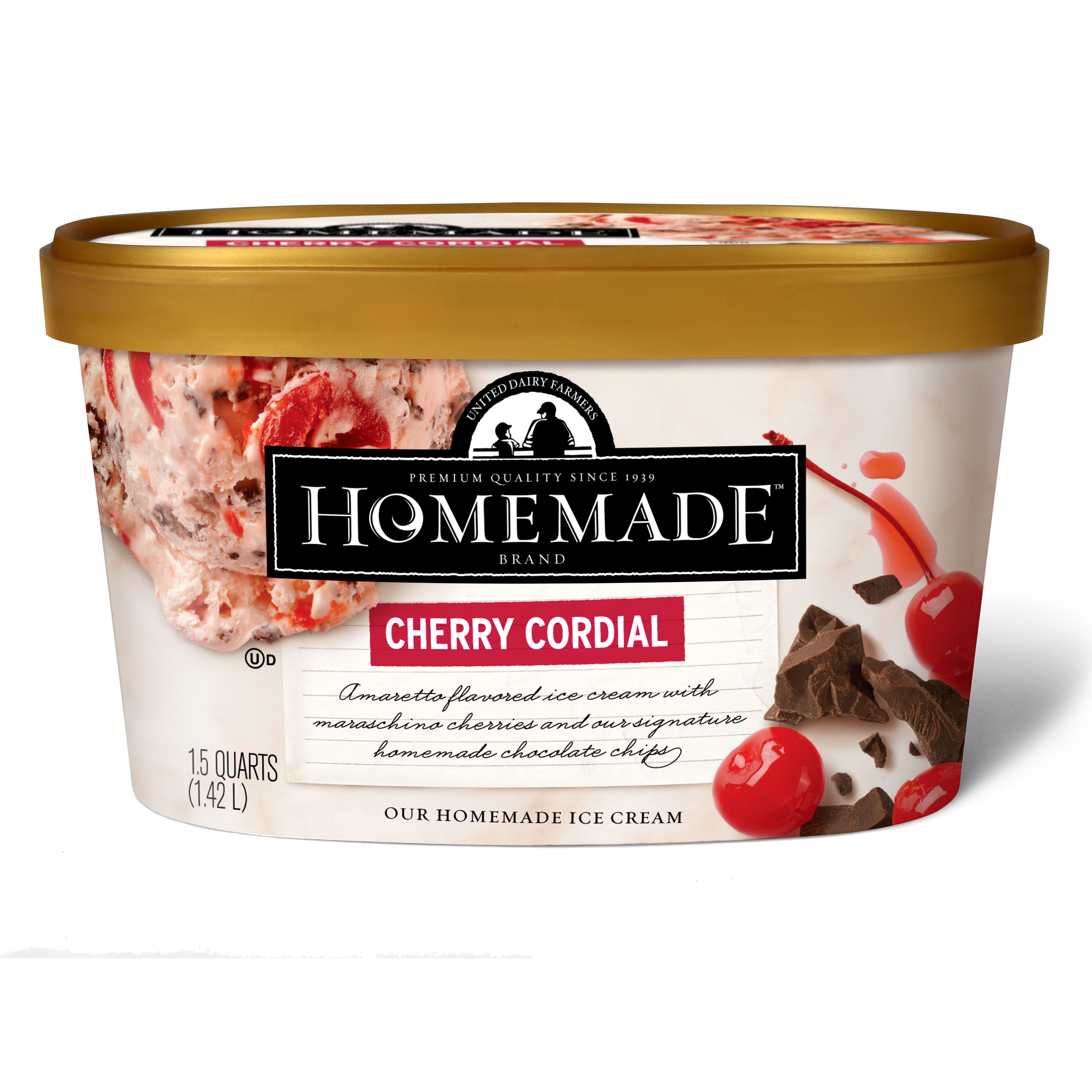 Homemade Brand Cherry Cordial Ice Cream - 48FO - Walmart.com - Walmart.com