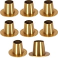 thumbnail image 1 of Candeleros para Velas, Juego de 8 Portavelas Decorativo para Sala, Portavelas Dorado de Metal, Candelabros para Velas de Mesa Vintage para Velas para Decoraciones, 1 of 8