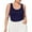 Dark Blue, variant on breaise Women Plus Size Cami Tank Top Sleeveless Strappy Y2K Camisole Slim Fit Basic Summer Tshirt Basic Tight T Shirts XL-5XL