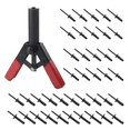 thumbnail image 1 of Ensemble de 41 Pcs de Machines à Rivets Rapides, Extracteurs de Rivets en Plastique, Outils de Rivetage en Polyéthylène pour Automobiles, 1 of 6