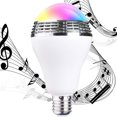 thumbnail image 4 of Bombilla Irfora Bombilla E27 Leds BT, aplicación inteligente, control remoto, brillo y color de luz, función de sincronización ajustable, bombillas de reproducción de música Irfora Bombilla, 4 of 7