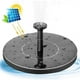 thumbnail image 1 of Fuente solar Bomba de agua solar Fuente flotante solar monocristalina de 1,4 W Bomba de fuente solar fácil de usar para jardín Patio Estanque de pájaros Piscina y estanque, 1 of 5