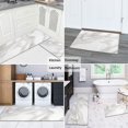 thumbnail image 6 of Kitchen Rugs and Mats Non Skid Washable White and Brown Marble Kitchen Mat and Rug Set,Floor Cushion Waterproof Rug,Rubber Backed Area Rugs for Kitchen Laundry, 6 of 7