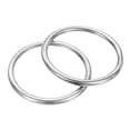 thumbnail image 1 of Uxcell Anillos O de Metal de 1.57 Pulgadas [2Pcs] - Acero Inoxidable 316 de 0.15 Pulgadas de Grosor Anillos Redondos Soldados Multiusos para Manualidades, 1 of 1