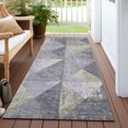 thumbnail image 6 of Addison Rugs Chantille Indoor/Outdoor Transitional Geometric Lavender Washable Runner Rug, 2'3" x 7'6", 6 of 6