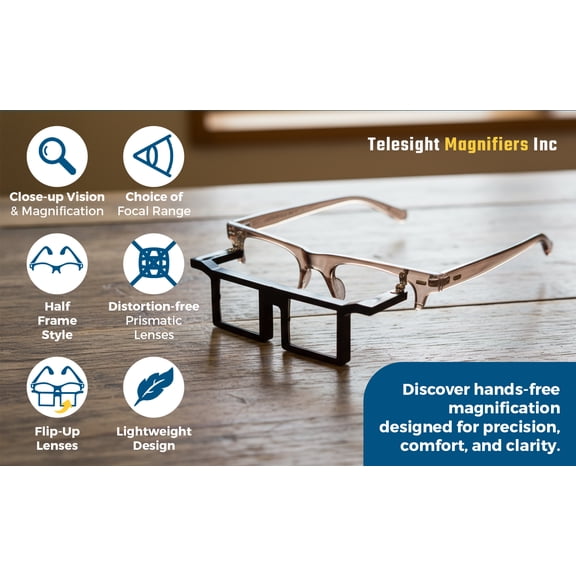 Telesight Magnifier Half Frame #45