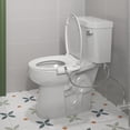thumbnail image 4 of Ultra-Slim Non-Electric Bidet Attachment - Dual Nozzle Self-Cleaning System with Adjustable Water Pressure for Rear & Feminine Wash, Easy Install for Most Toilet Seats, 4 of 12