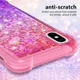 thumbnail image 3 of Funda para iPhone X/iPhone XS Transparente con Brillos Carcasa Protectora Antigolpes con Glitter Brillante, 3 of 5