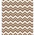 thumbnail image 3 of Ambesonne Tan Duvet Cover Sets, Classic Chevron Zigzags, 2-King, Brown and Tan, 3 of 7