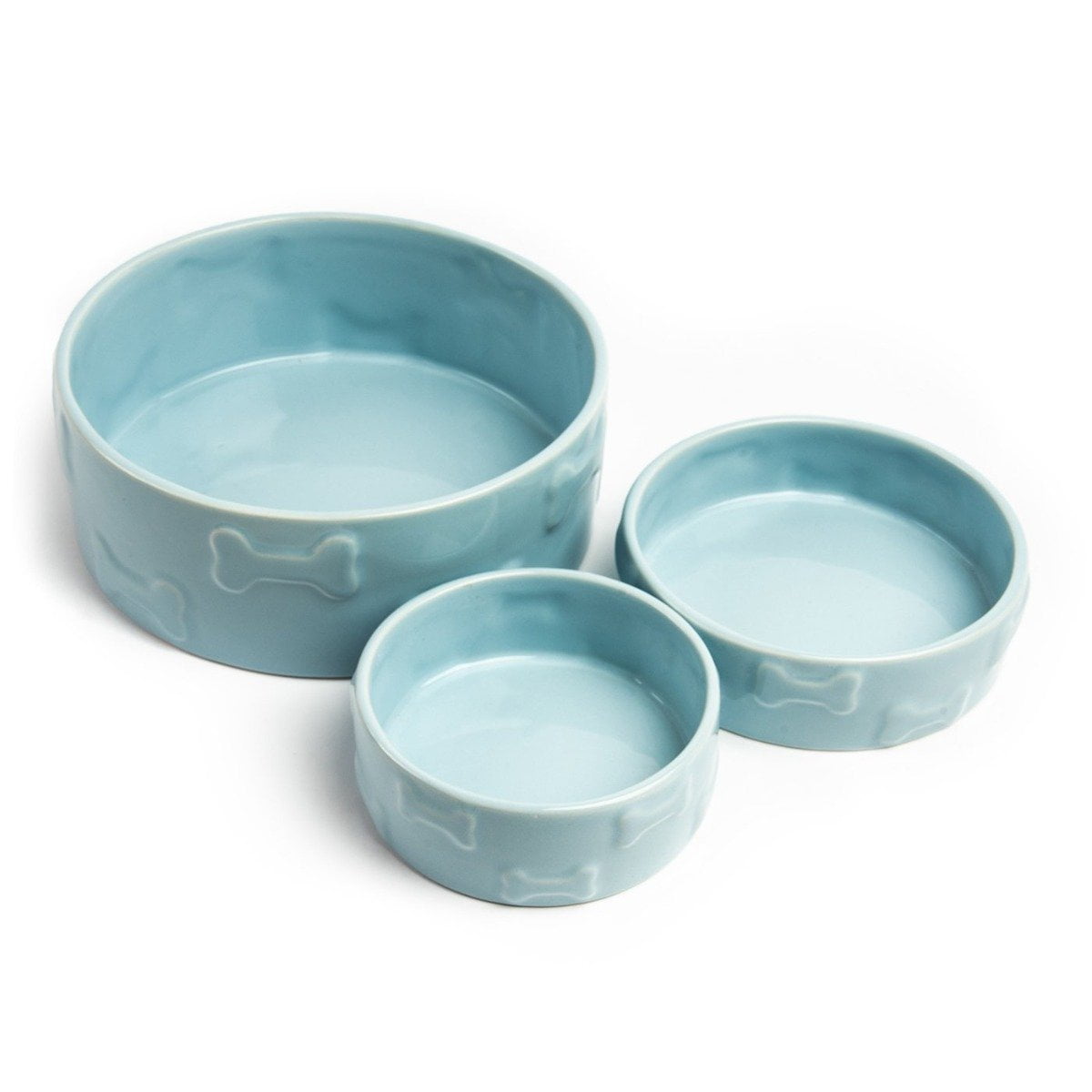 Park Life Designs 5.25" Small Pet Bowl | Manor (Blue)