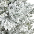 thumbnail image 5 of Nearly Natural 45in. Flocked Fraser Fir Artificial Christmas Tree with 200 Warm White Lights and 481 Bendable Branches in Gray Planter with Stand, 5 of 6