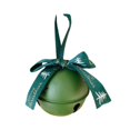 thumbnail image 4 of Campana navideña Hugo de metal con cinta Colgante 3 pulgadas verde, 4 of 9