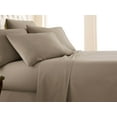 thumbnail image 2 of Neutral Solid Color Brushed Microfiber Deep Pocket Sheet Set, 2 of 3